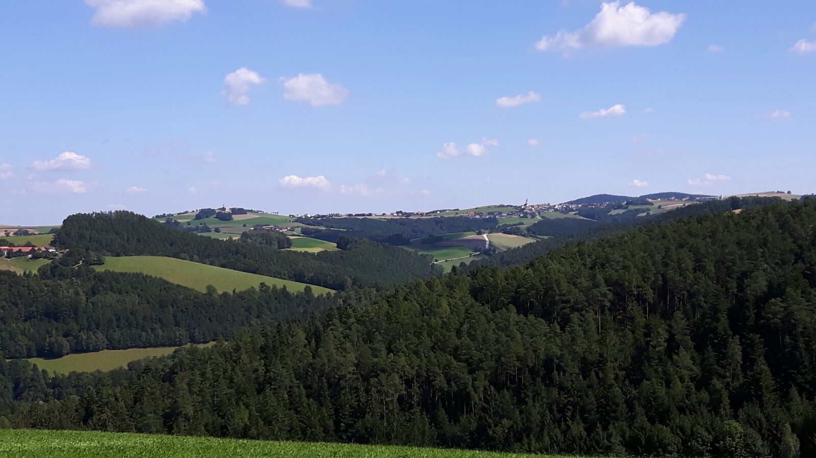 Ausblick in die Landschaft der Buckligen Welt